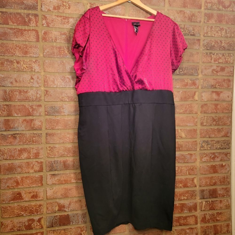 Vintage Torrid Dress pinup style rockabilly polka dot size 22